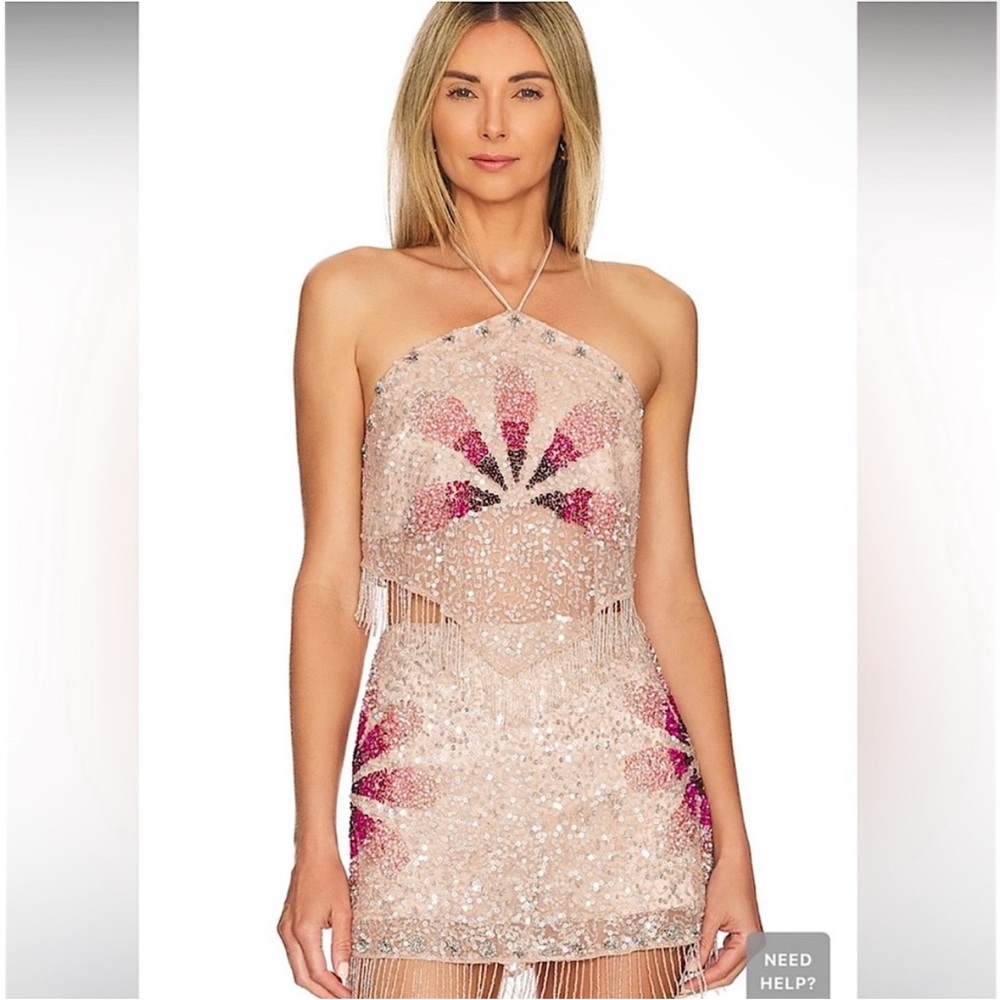 Revolve tularose cherry blossom sequin set
